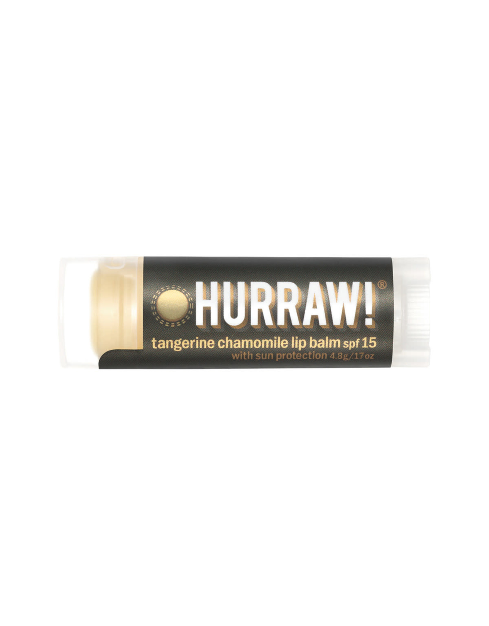 Hurraw! Lip Balm Sun (SPF 15 Tangerine Chamomile) 4.8g