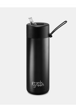 20oz Stainless Steel Ceramic Reusable Bottle with Straw