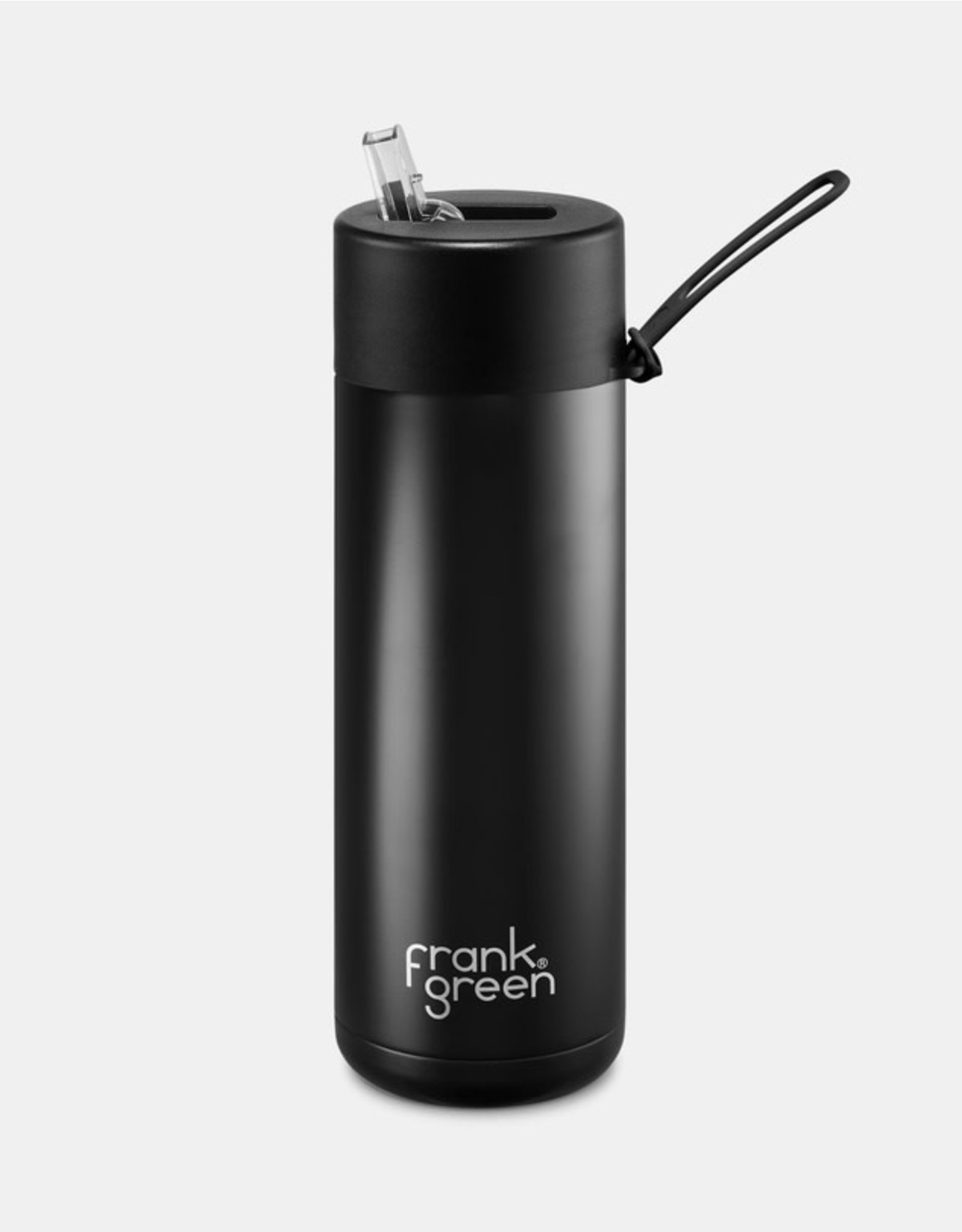 20oz Stainless Steel Ceramic Reusable Bottle with Straw