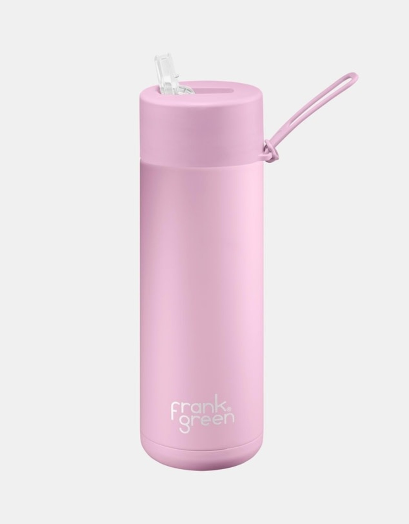 20oz Stainless Steel Ceramic Reusable Bottle with Straw