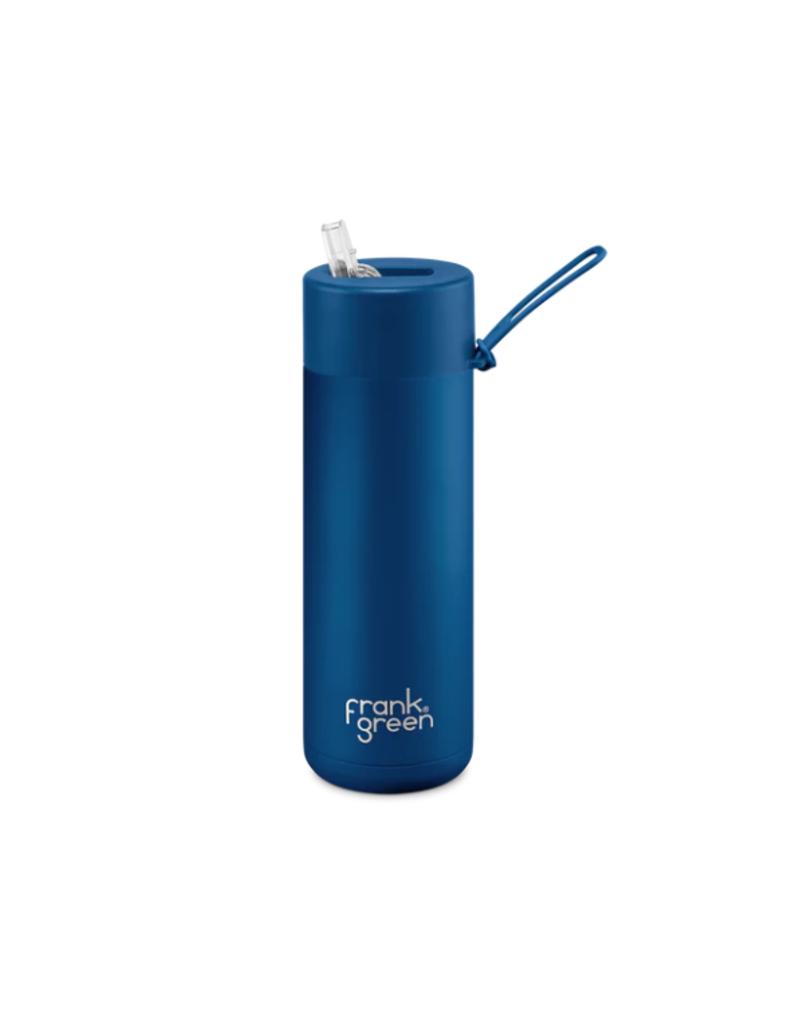 20oz Stainless Steel Ceramic Reusable Bottle with Straw