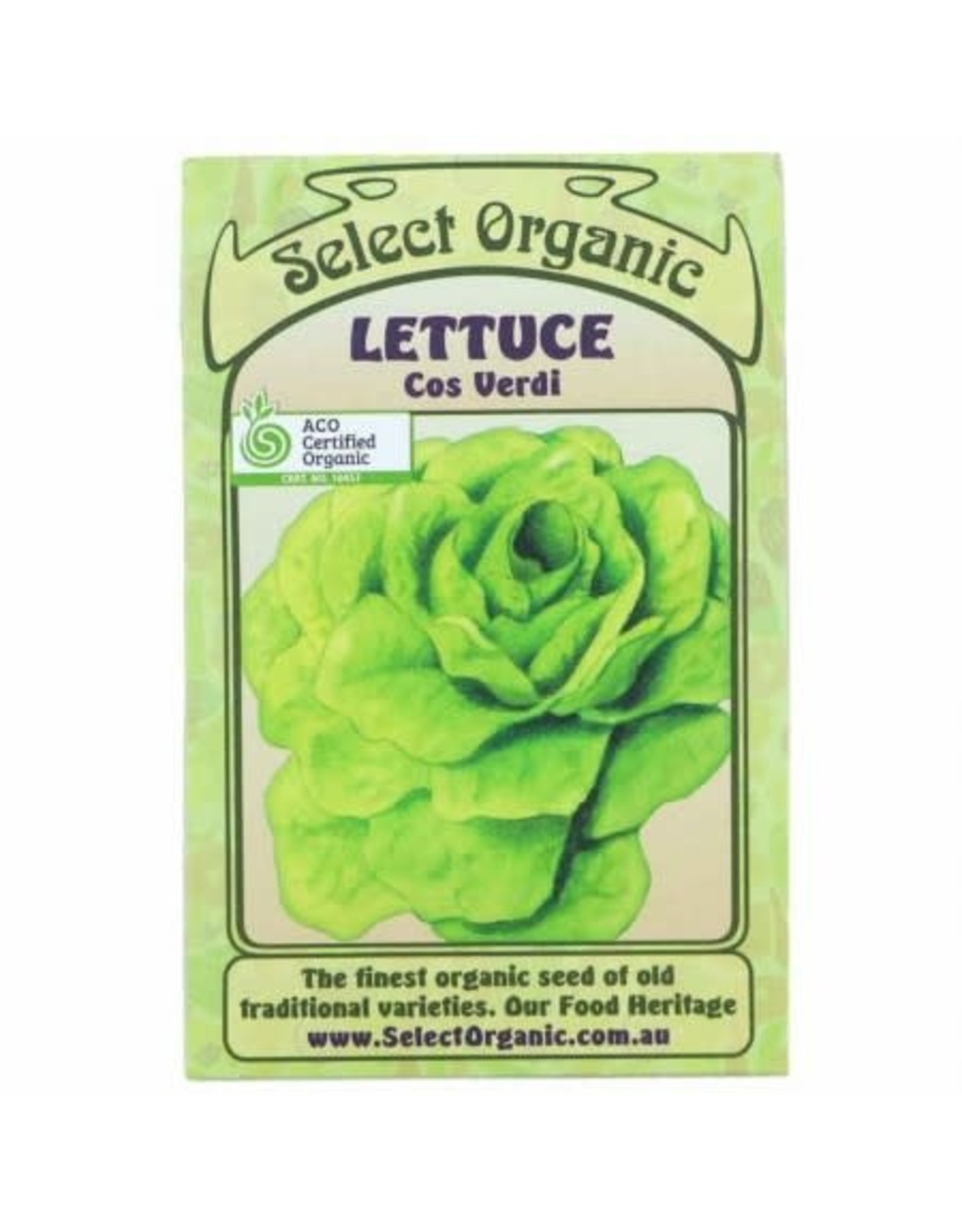 Select Organic Lettuce (Cos Verdi) Seeds