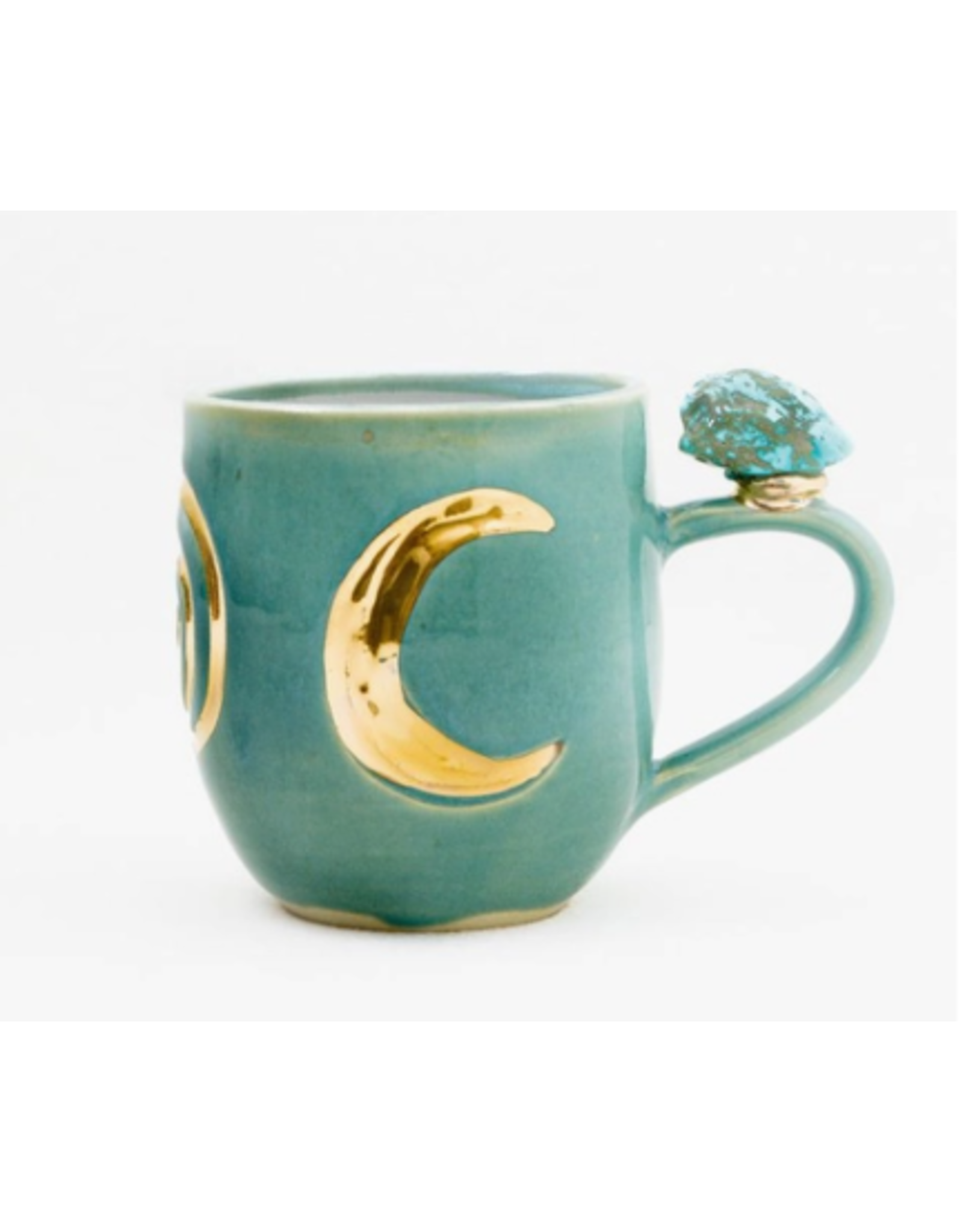 Carys Martin Ceramics Turquoise Crystal Mug