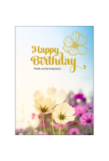 Affirmations Publishing House Inspirational birthday card - Thank you for being born