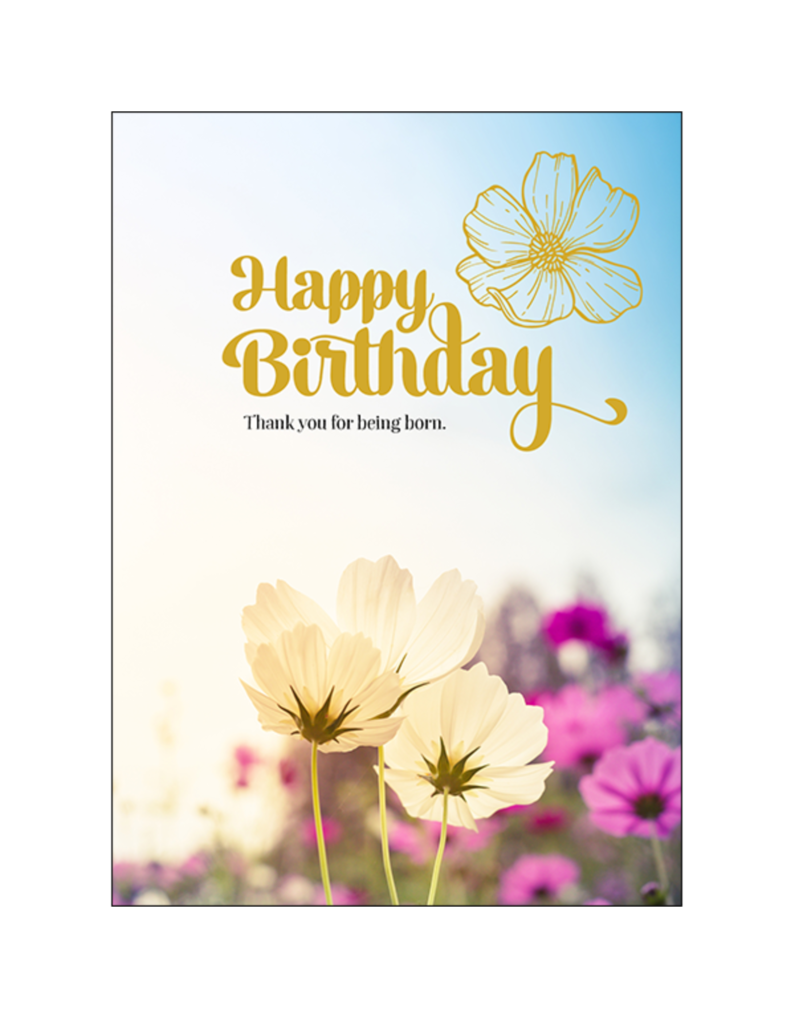 Happy birthday greeting card  Affirmations Publishing House