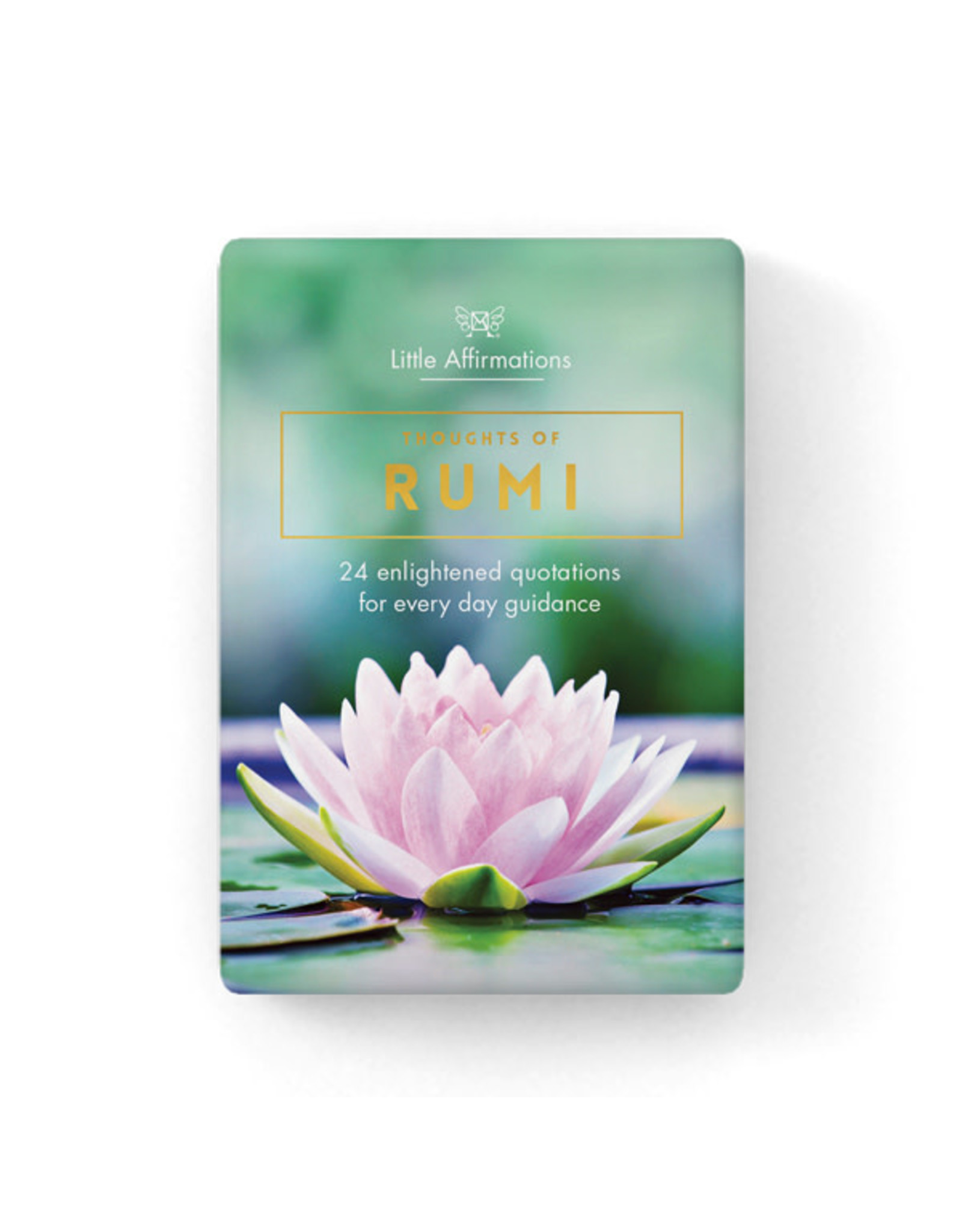 Affirmations Publishing House Thoughts of Rumi - 24 Affirmations Cards + Stand