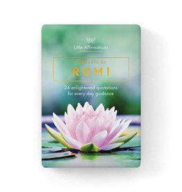 Affirmations Publishing House Thoughts of Rumi - 24 Affirmations Cards + Stand