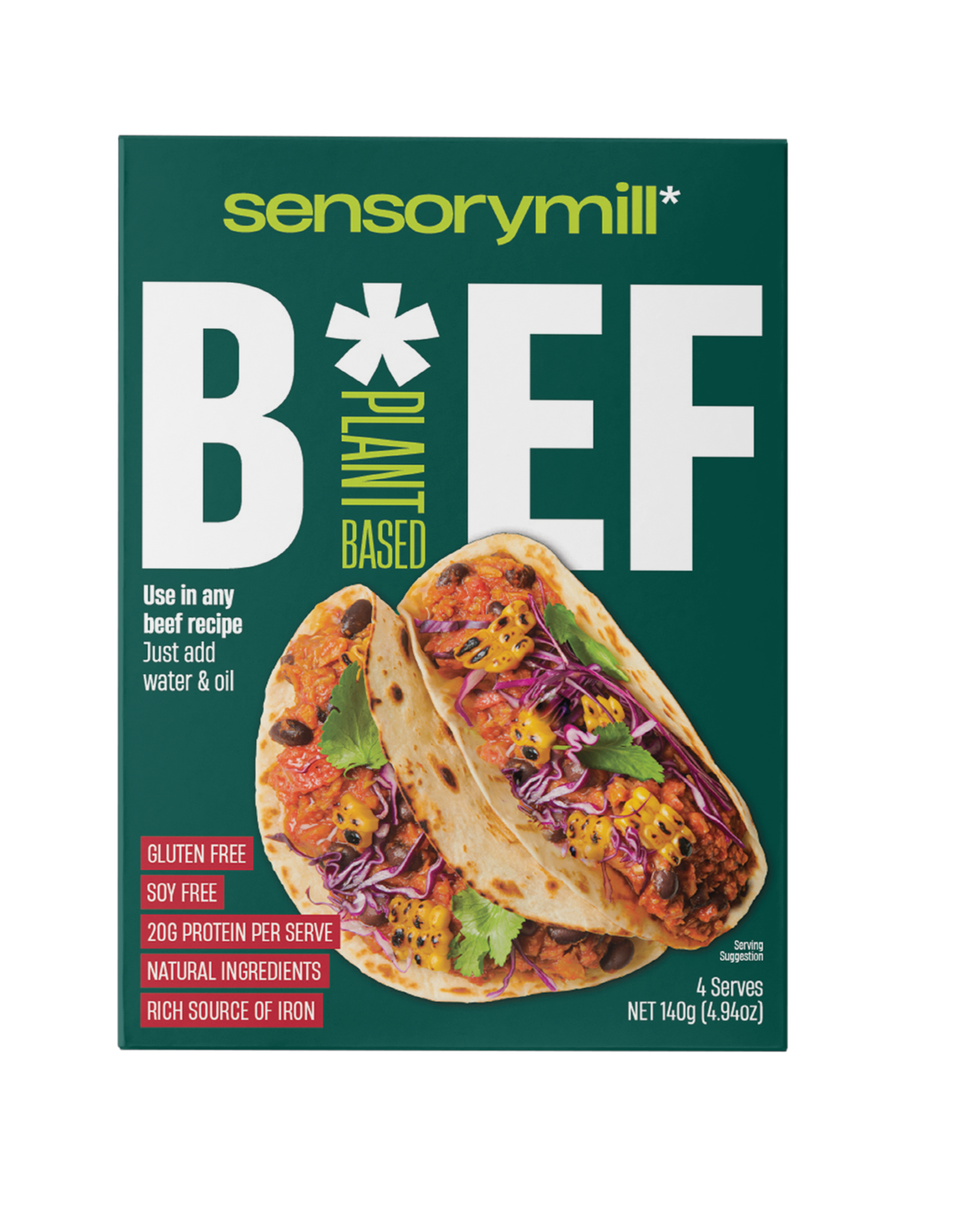 Sensory Mill Plant-Based Beef 140g