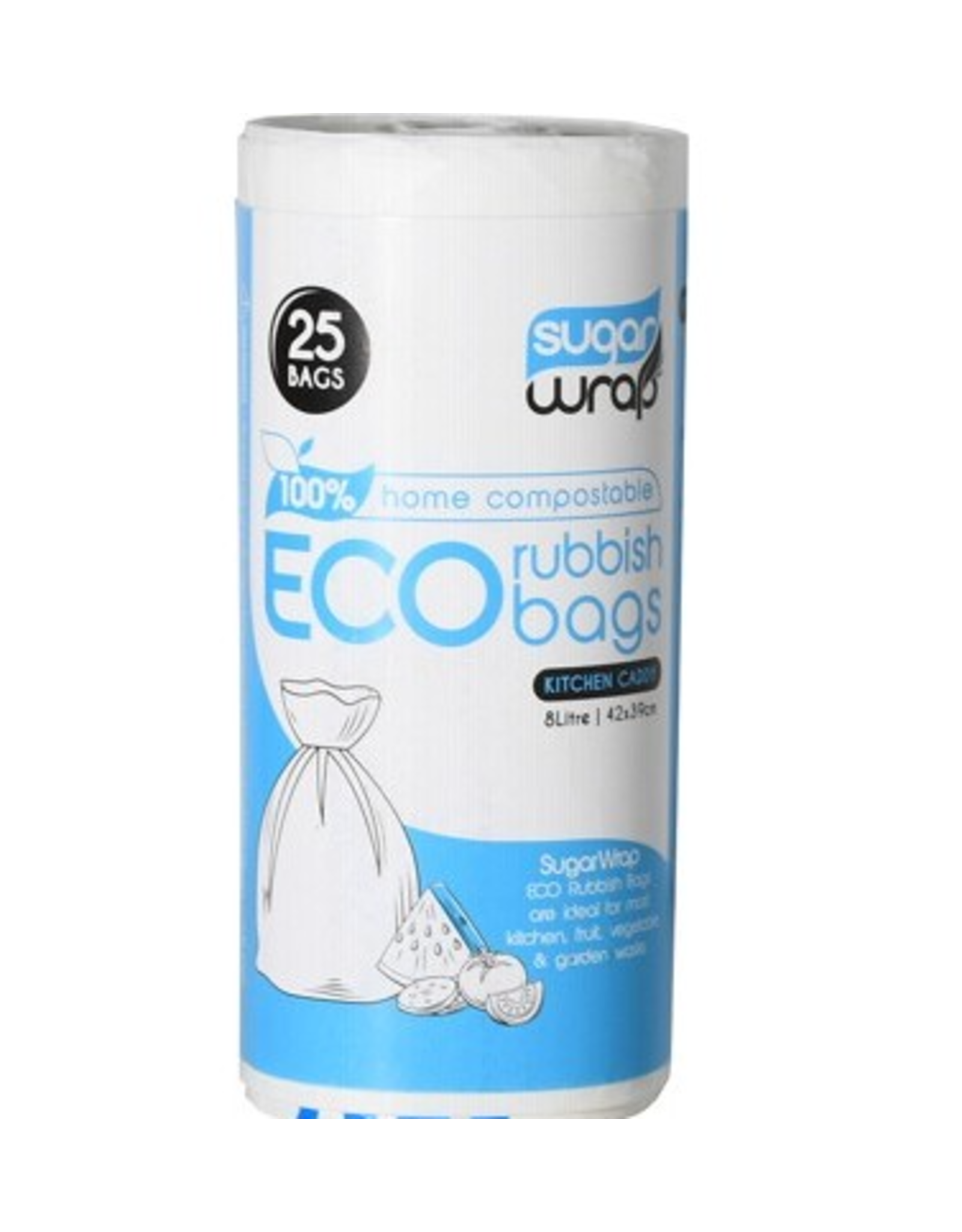 Sugarwrap Eco Rubbish Bags - pk25