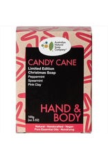 The Australian Natural Soap Co. Hand & Body Soap - Christmas Edition Candy Cane 100g