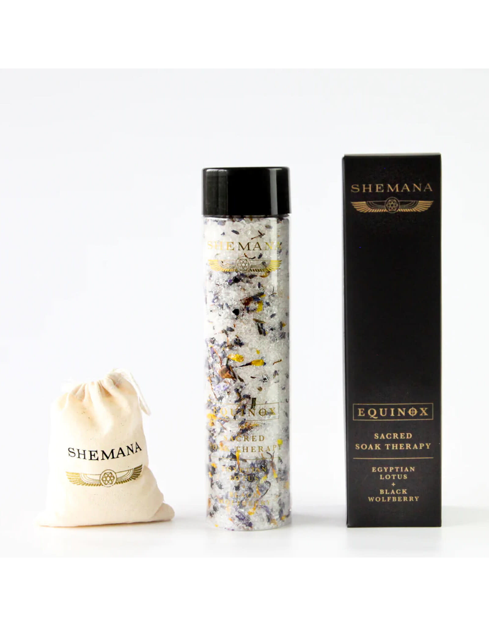 Shemana Equinox - Egyptian Lotus & Black Wolfberries Bath Salts