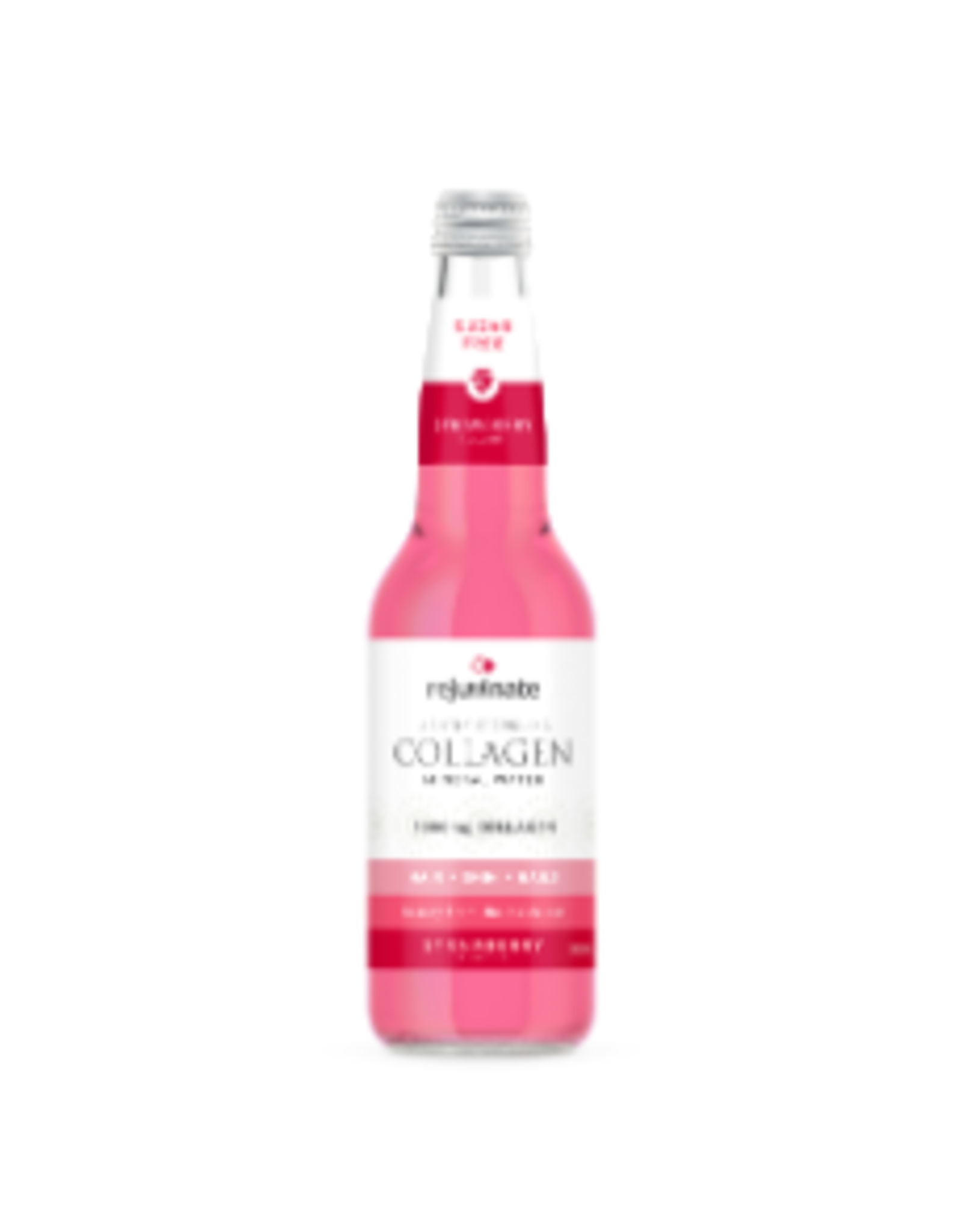 Rejuvinate Sparkling Collagen Water Strawberry 330ml
