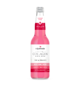 Rejuvinate Sparkling Collagen Water Strawberry 330ml