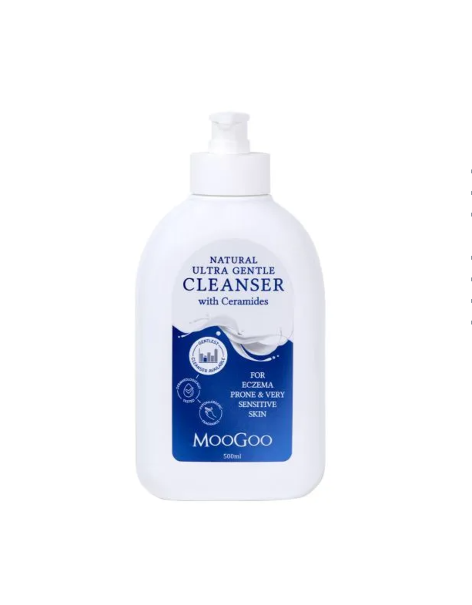 MooGoo Natural Ultra Gentle Cleanser with Ceramides 500ml