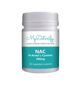 MyDetoxify NAC (N-Acetyl L-Cysteine) Capsules 90vc