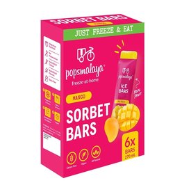 Pops Malaya Freeze-at-Home Sorbet Bars Mango 6 x 45ml