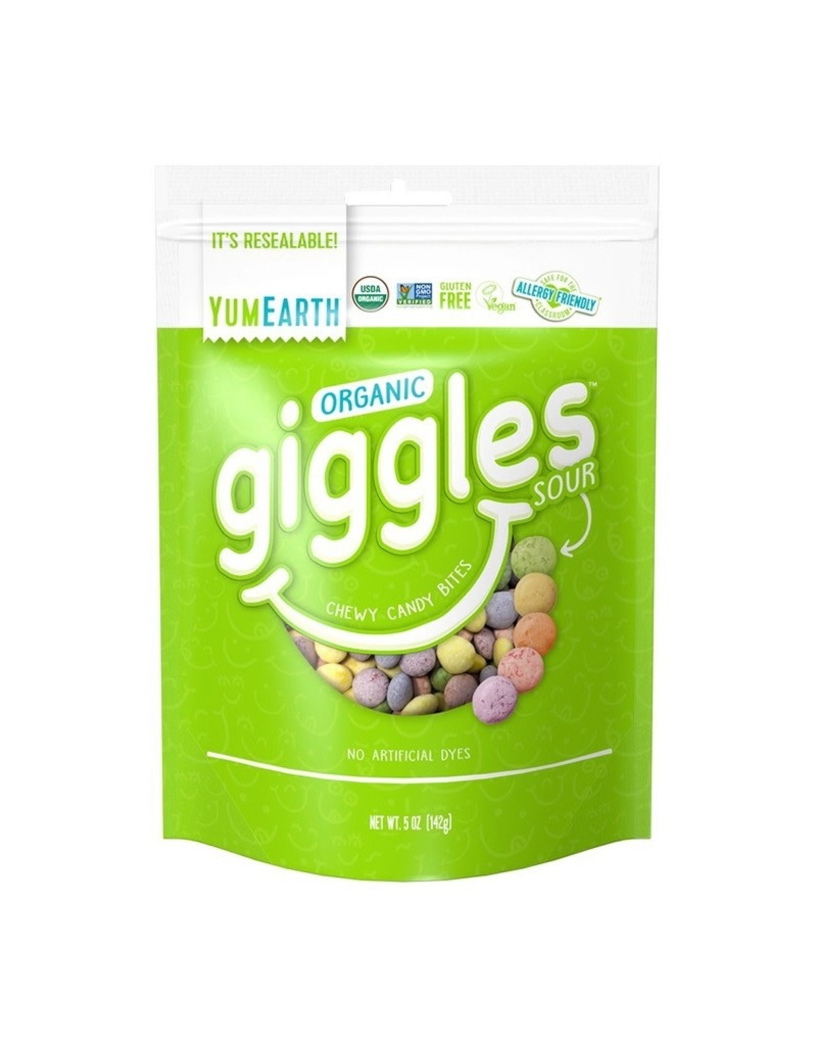 Yum Earth Organic Sour Giggles 142g