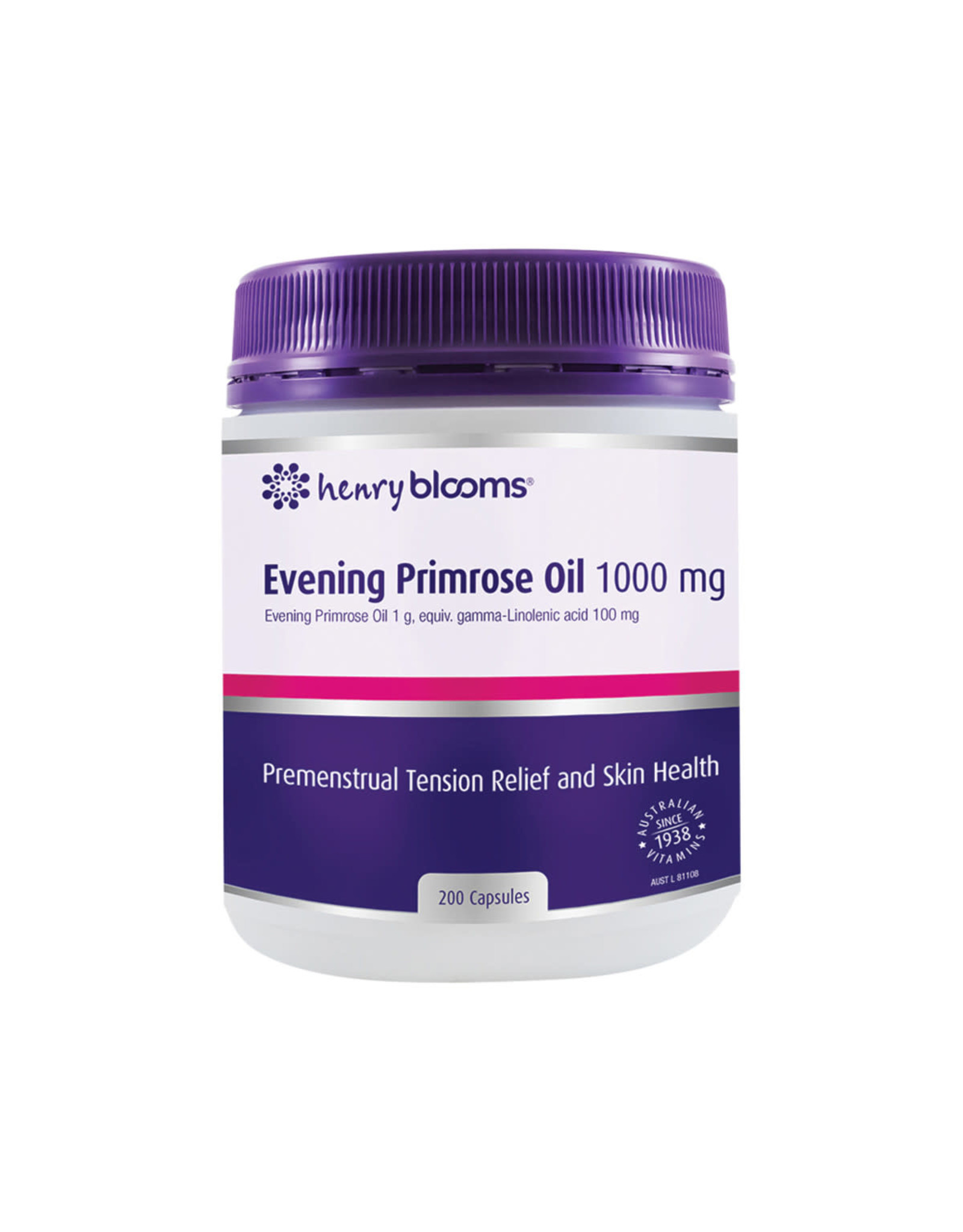 Henry Bloom's Evening Primrose Oil 1000mg 200c