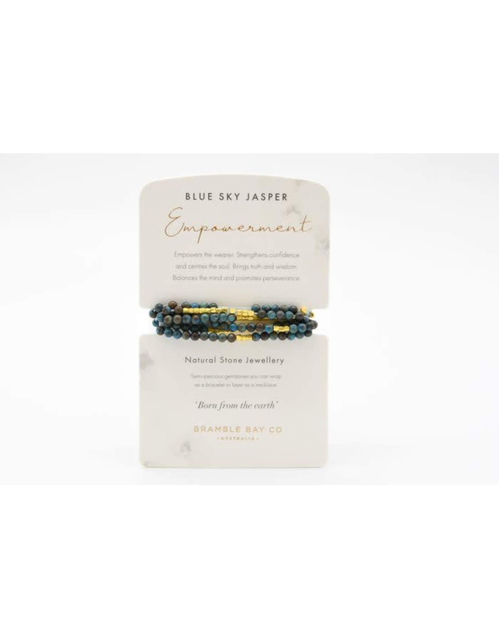 Bramble Bay & Co Natural Stone Wrap Bracelet