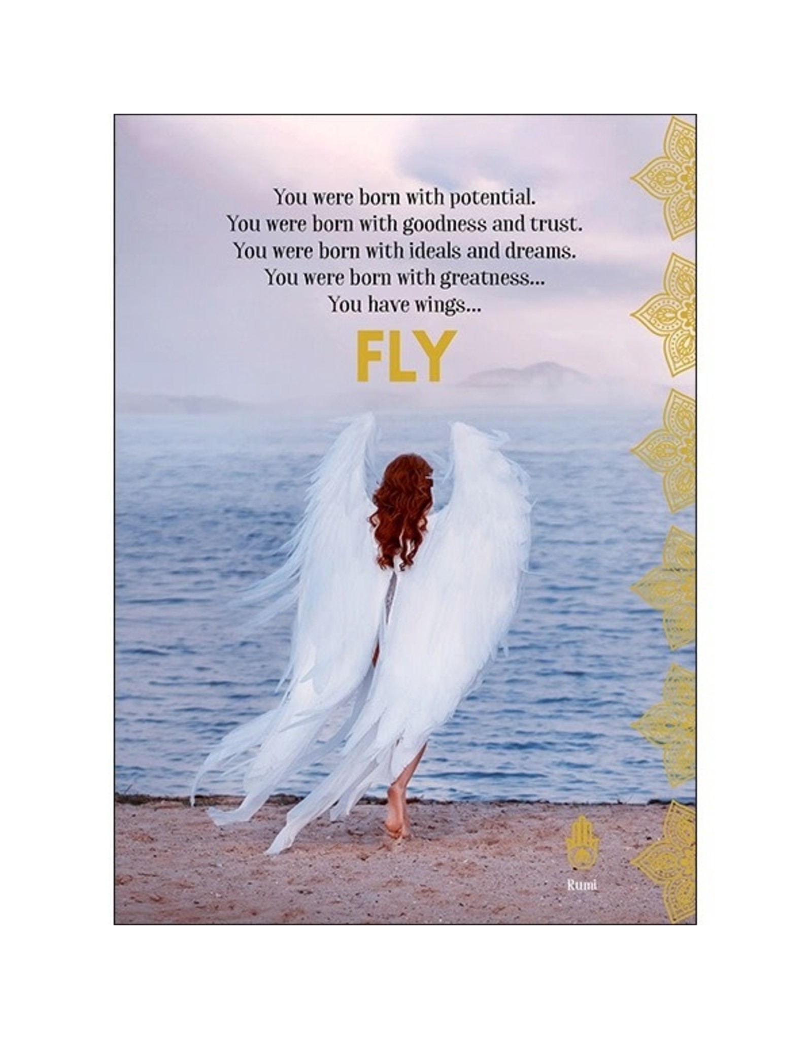 Affirmations Publishing House Fly Spiritual Greeting Card