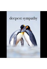 Affirmations Publishing House Deepest Sympathy - Penguin Greeting Card