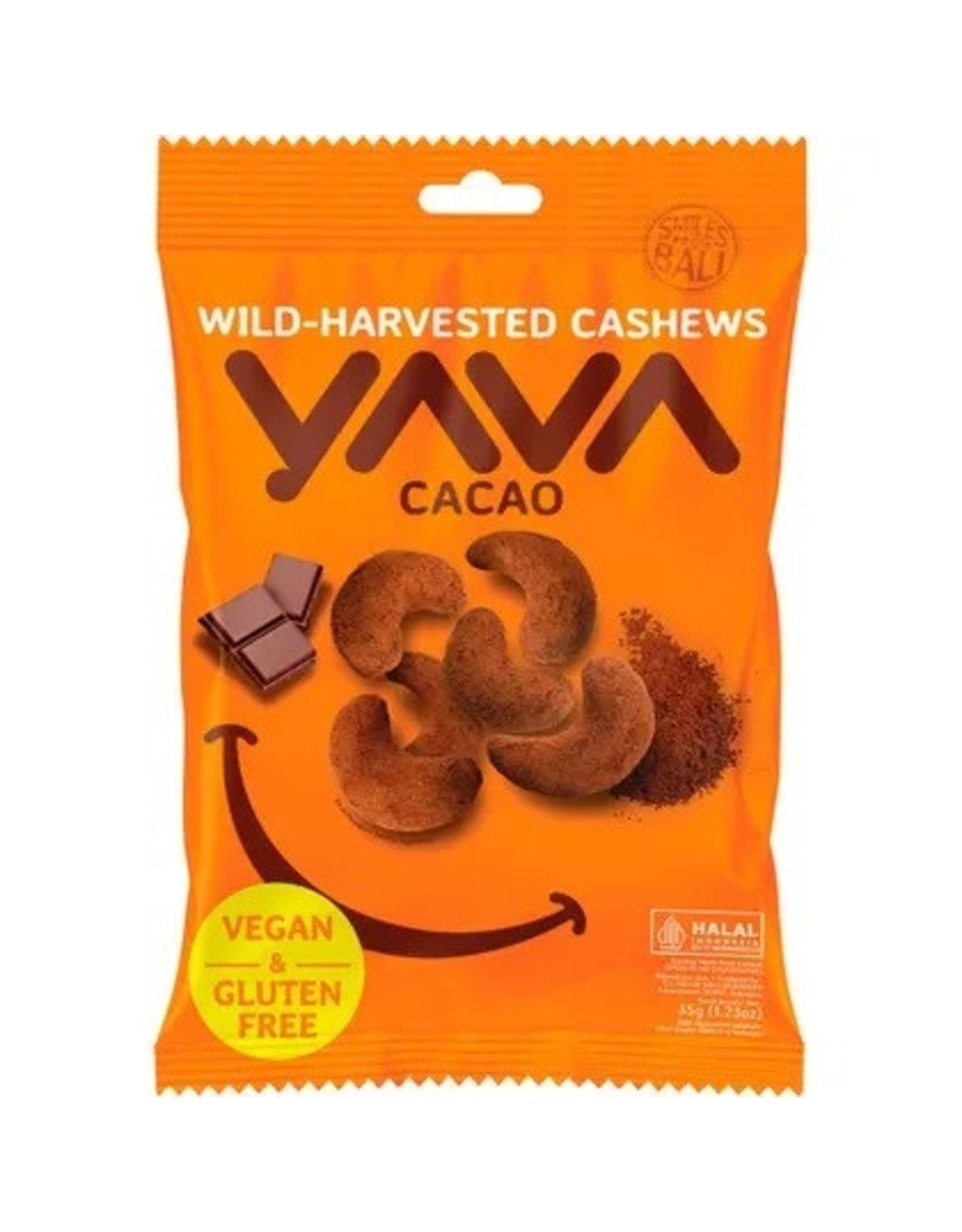 Yava Wild Harvested Cacao Cashews 35g