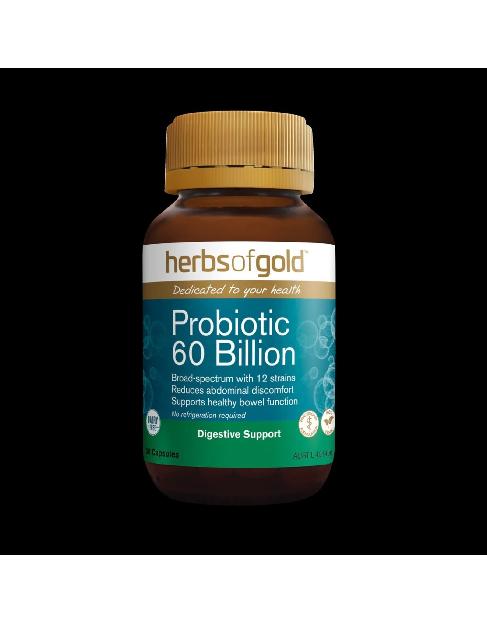 Herbs of Gold Probiotic 60 Billion 30c