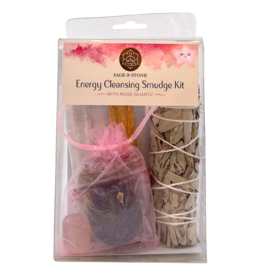 Soul Sticks Smudge Stick Energy Cleansing Kit Rose Quartz