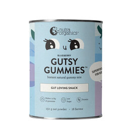 NutraOrganics Gutsy Gummies (Gut Loving Snack) Blueberry 150g