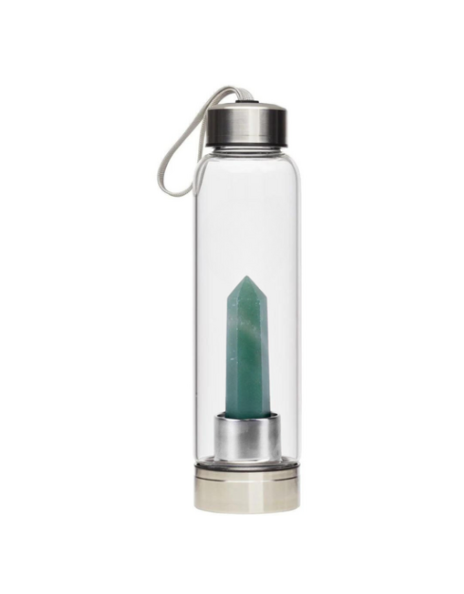 Silverstone Crystal Glass Water Bottle