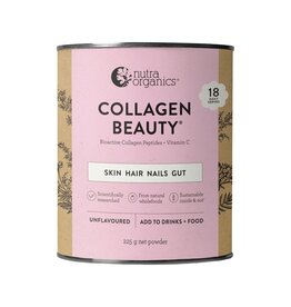 NutraOrganics Collagen Beauty Bioactive Collagen Peptides + Vitamin C Unflavoured