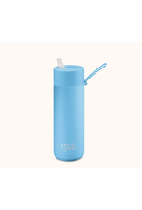 20oz Stainless Steel Ceramic Reusable Bottle with Straw