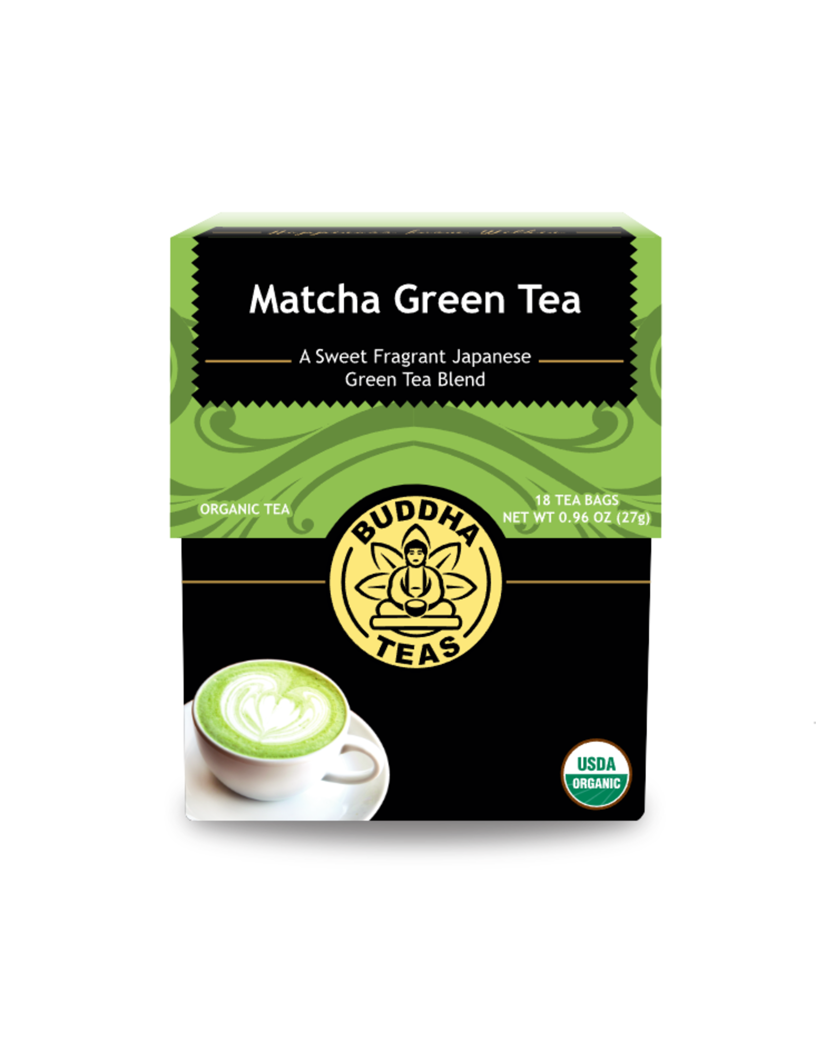 Buddha Teas Matcha Green Tea x 18 Tea Bags