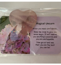 Little Joys by Amelie Heart Crystal with Support Card