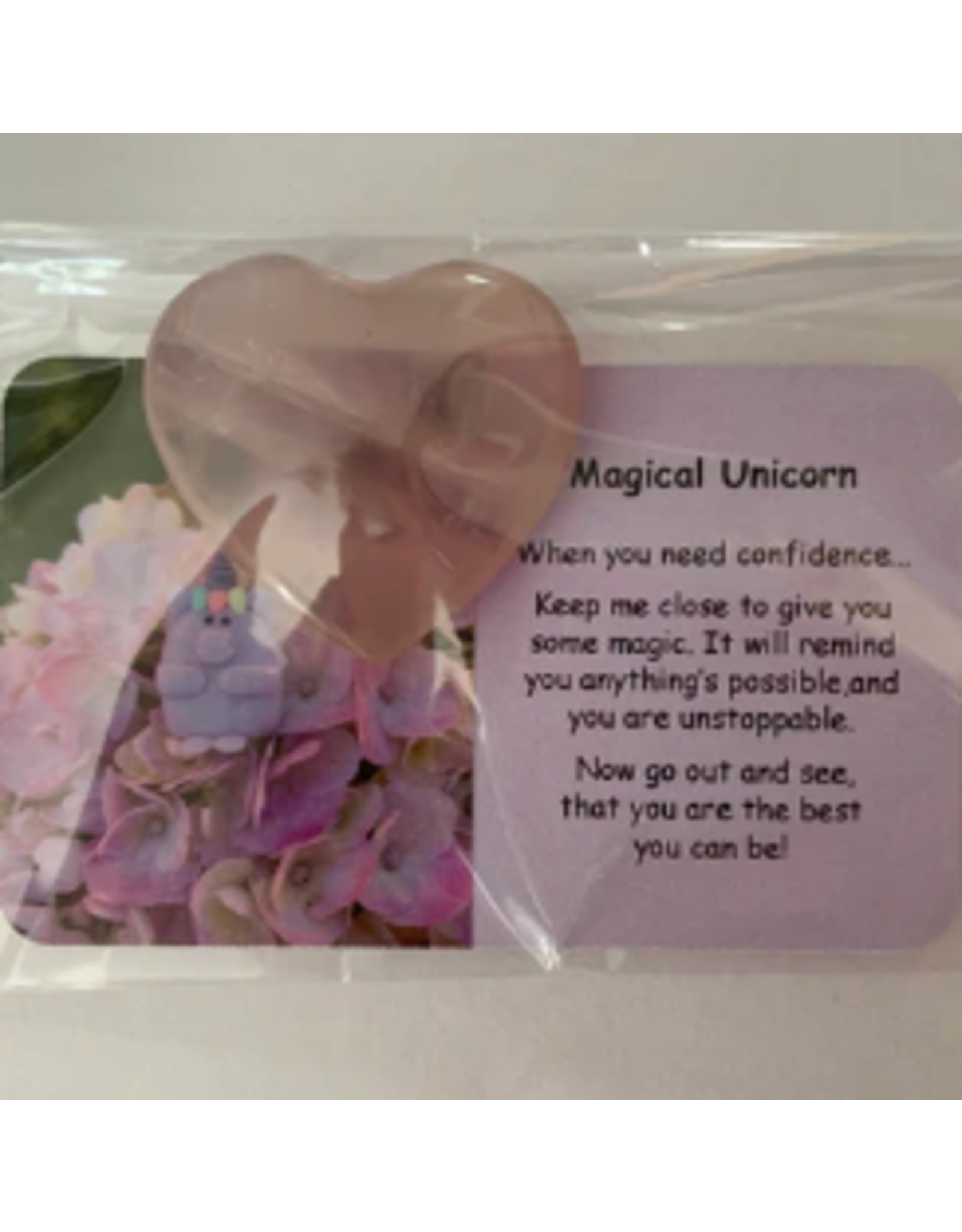 Little Joys by Amelie Heart Crystal with Support Card