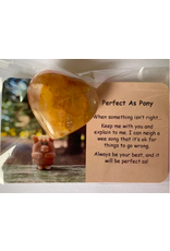 Little Joys by Amelie Heart Crystal with Support Card