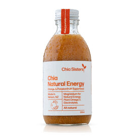 Chia Sisters Chia Natural Energy Orange & Passionfruit Superfood 200ml