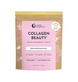 NutraOrganics Collagen Beauty with Bioactive Collagen Peptides + Vitamin C Unflavoured 1kg