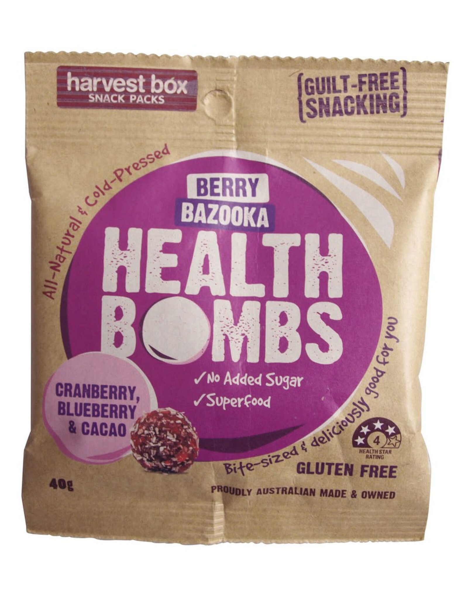 Harvest Box Health Bombs Berry Bazooka 40g
