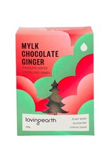 Loving Earth Mylk Chocolate Ginger Coated Crystalised Ginger 100g