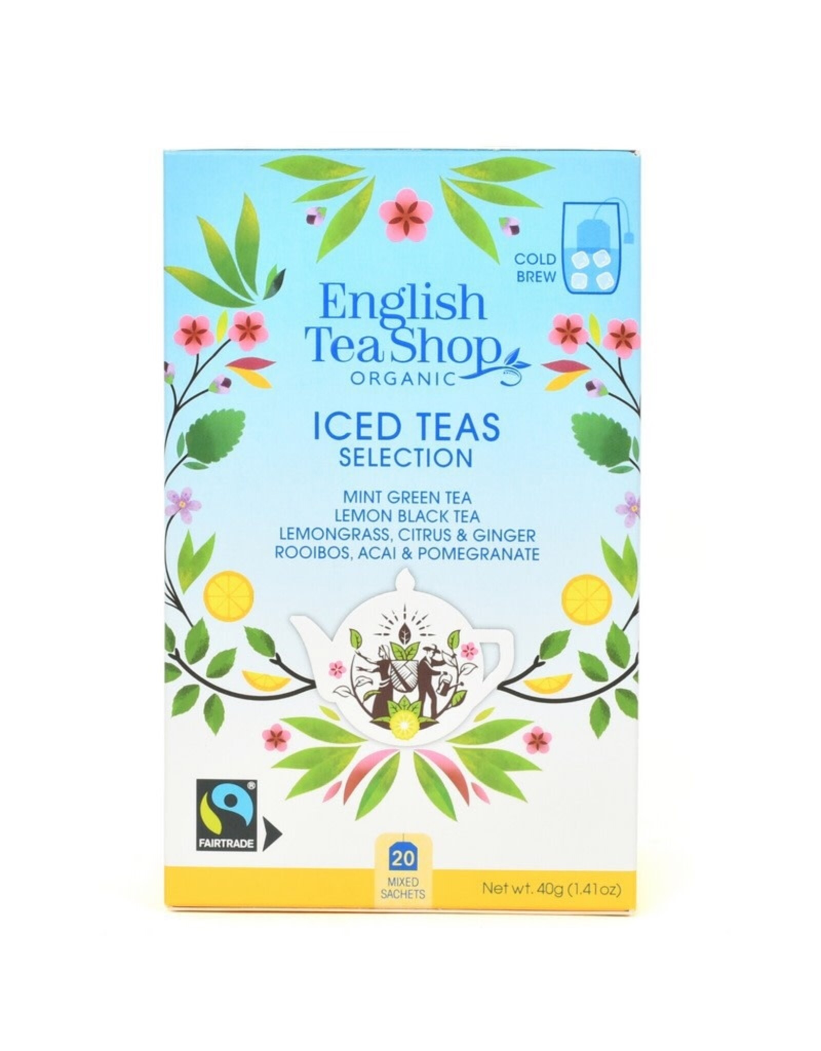 English Tea Shop Organic Iced Tea Selection 20pc