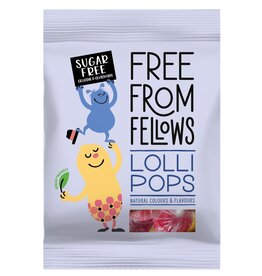 Free From Fellows No Added Sugar Mixed Lollipops 60g