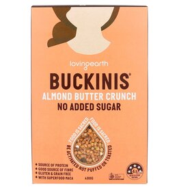 Loving Earth Buckinis Almond Butter Crunch 400g