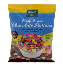 Clarana Candy Coated Choc Buttons 125g