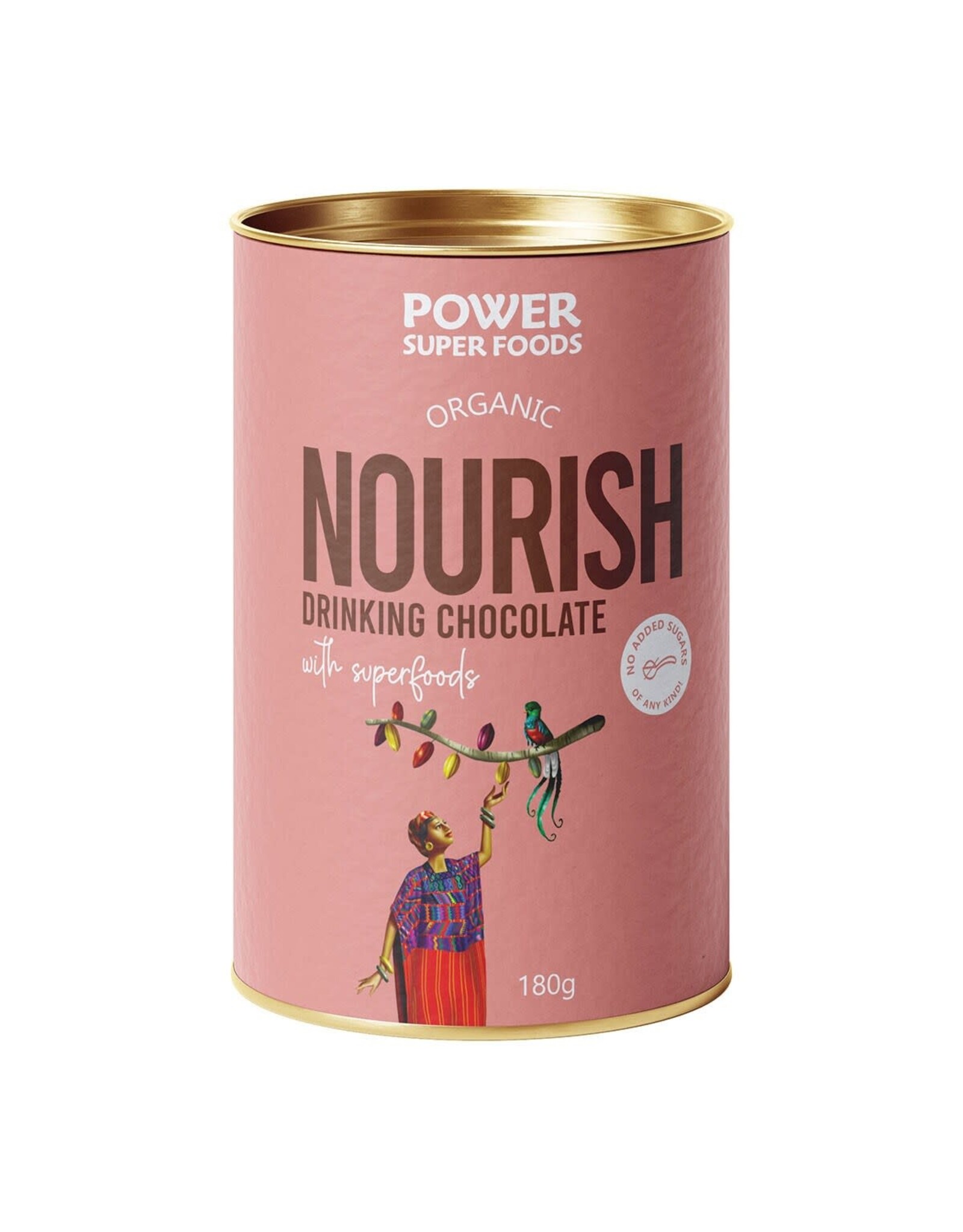 Power Super Foods Nourish Drinking Chocolate Cert Org 180g