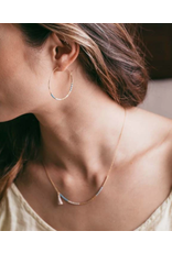 Japanese Seed Bead Necklace - Sky