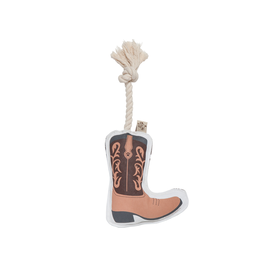 Cowboy Boot Rope Toy