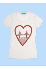 Culk I Heart SF Women's Tee - Oatmeal