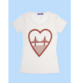 Culk I Heart SF Women's Tee - Oatmeal