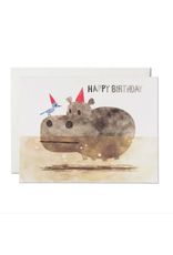 Bird and Hippo Card